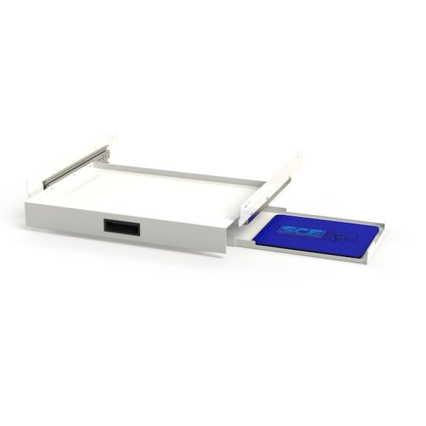 Drawer - Pullout Keyboard, 2-1/2 in. H x 20.44 in. W x 14.33 in. L, Steel